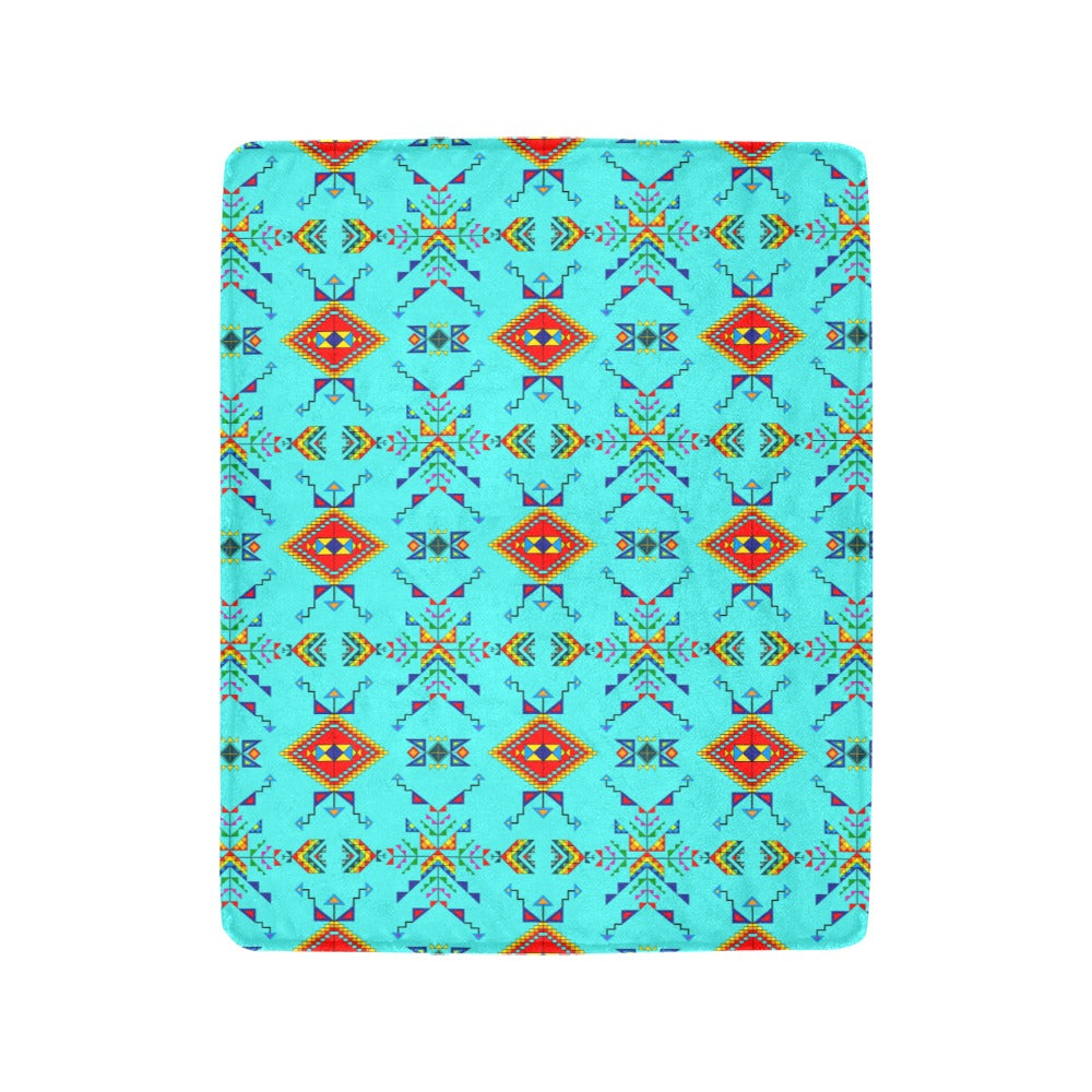 Buffalo Jump Turquoise Ultra-Soft Micro Fleece Blanket 40"x50"