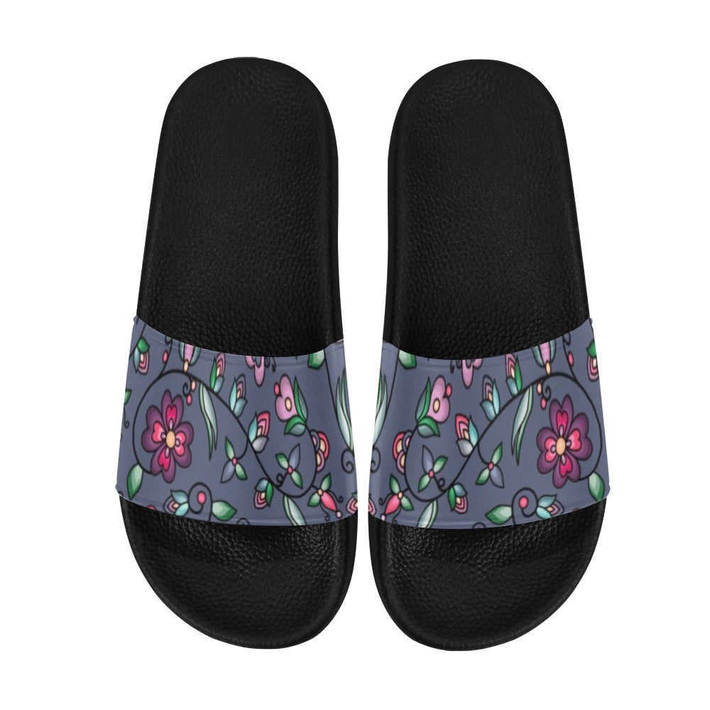 Amber Evening Garland Blue Women's Slide Sandals