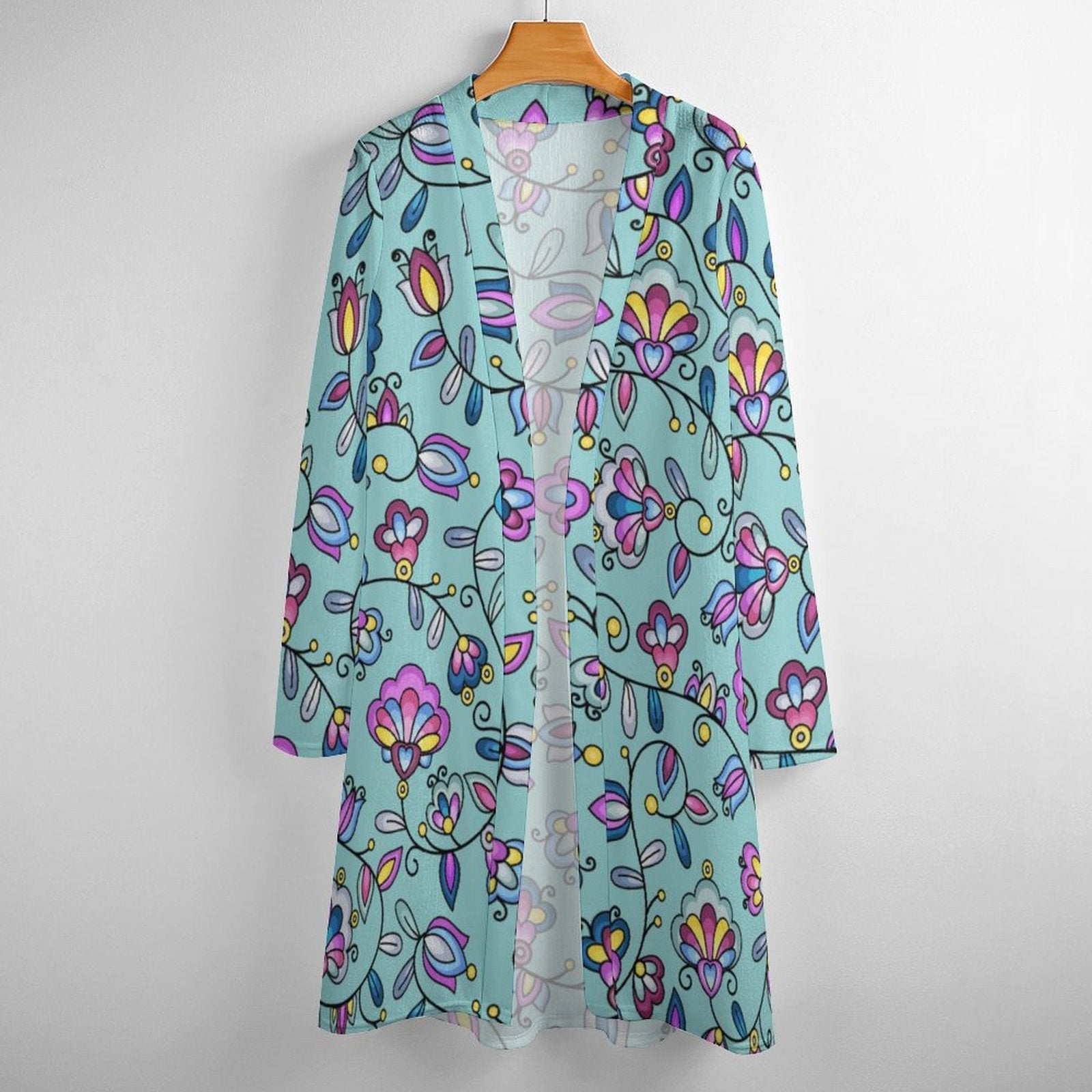 Autumn Bundle Blessing Turquoise Cardigan
