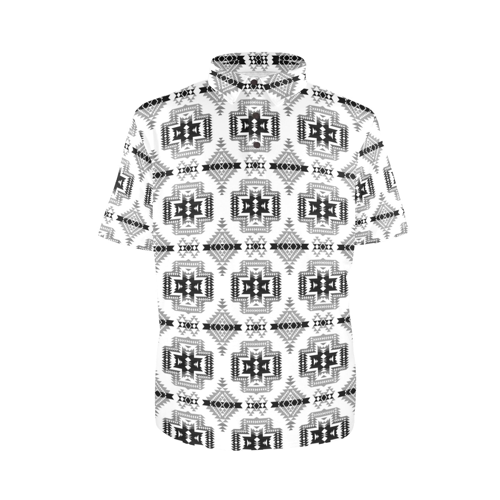 Pretty Blanket White and Black Polo Shirt