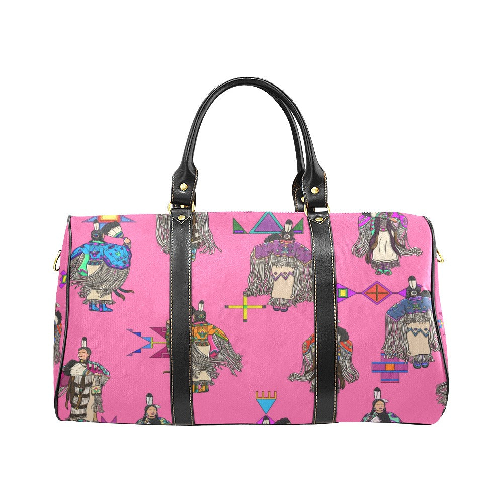 Women's Tradish Dancers Pink Waterproof Travel Bag/Small