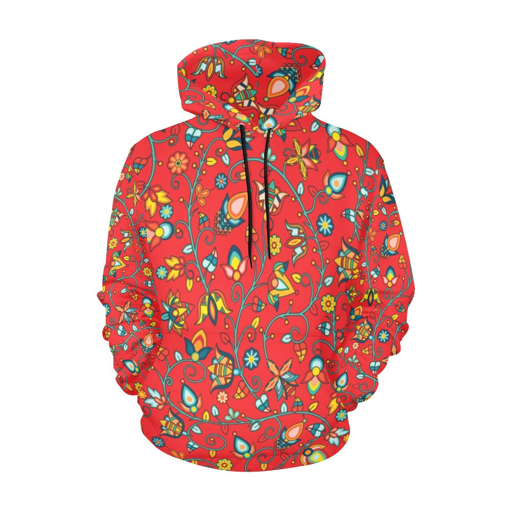 Thorny Path Red Hoodie for Women (USA Size)