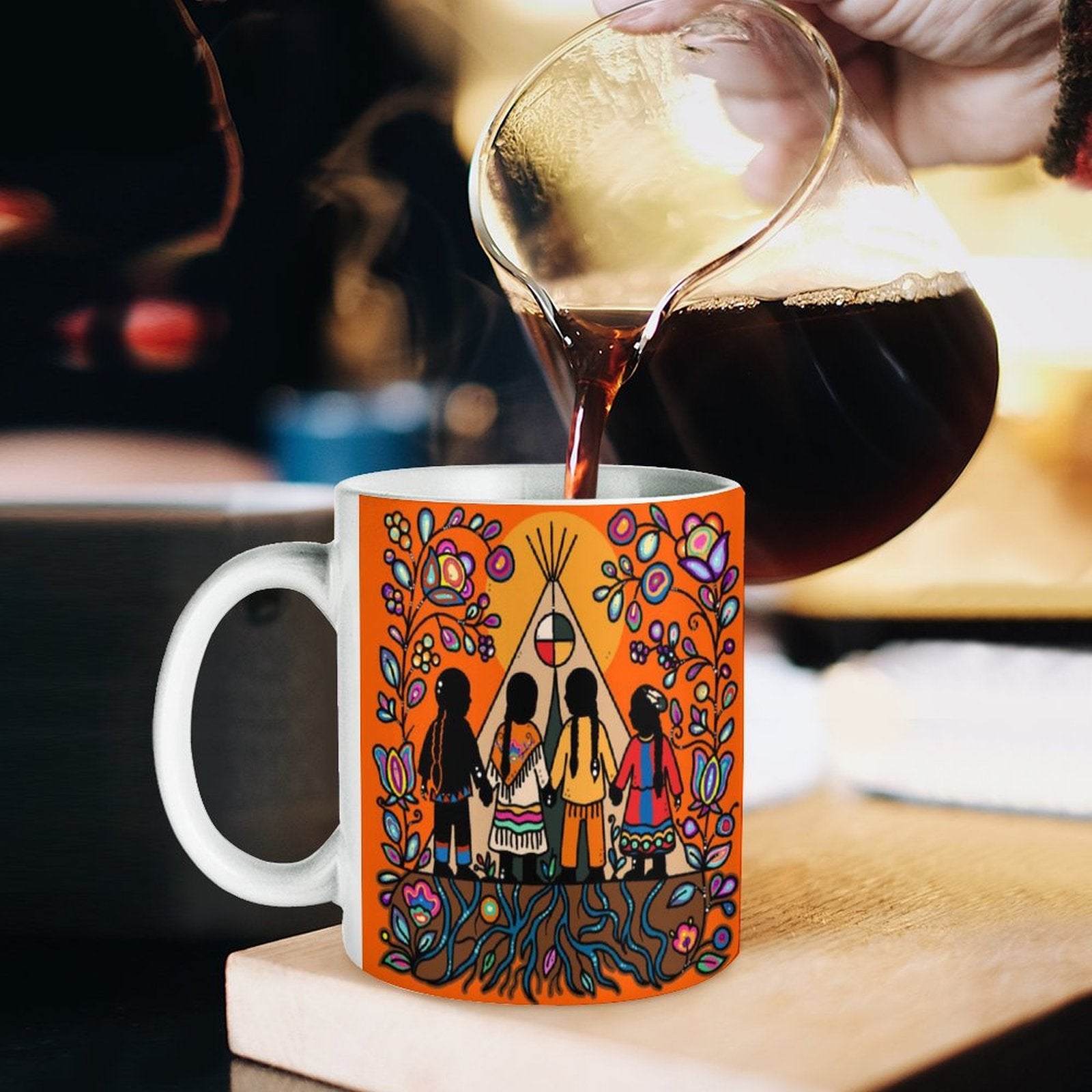 Rooted in Culture White Mug