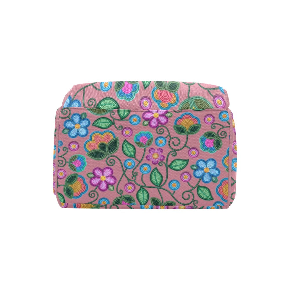 Turquoise Sunbeam Peach Multi-Function Diaper Backpack/Diaper Bag