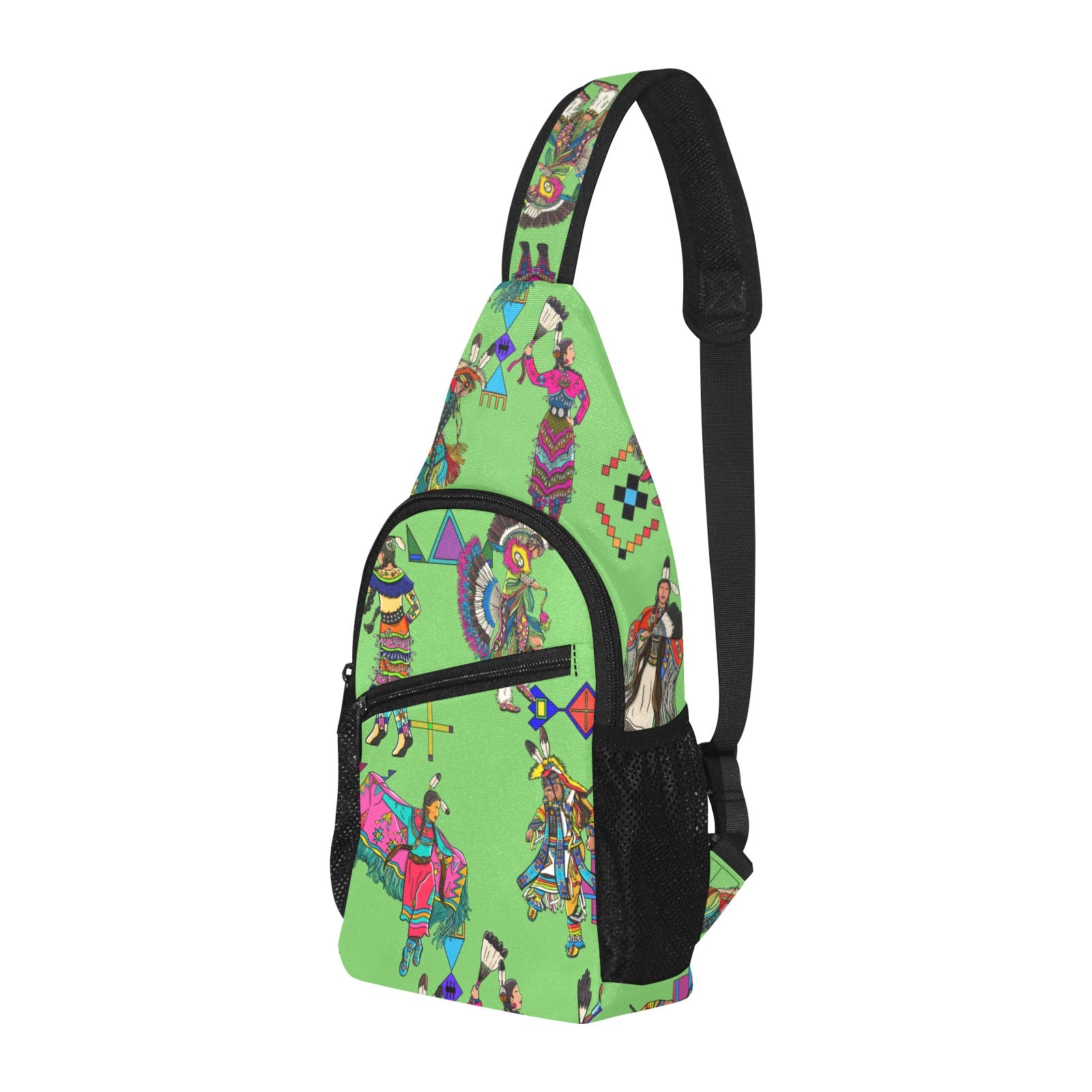 Grand Entry Dancers Grass Chest Bag