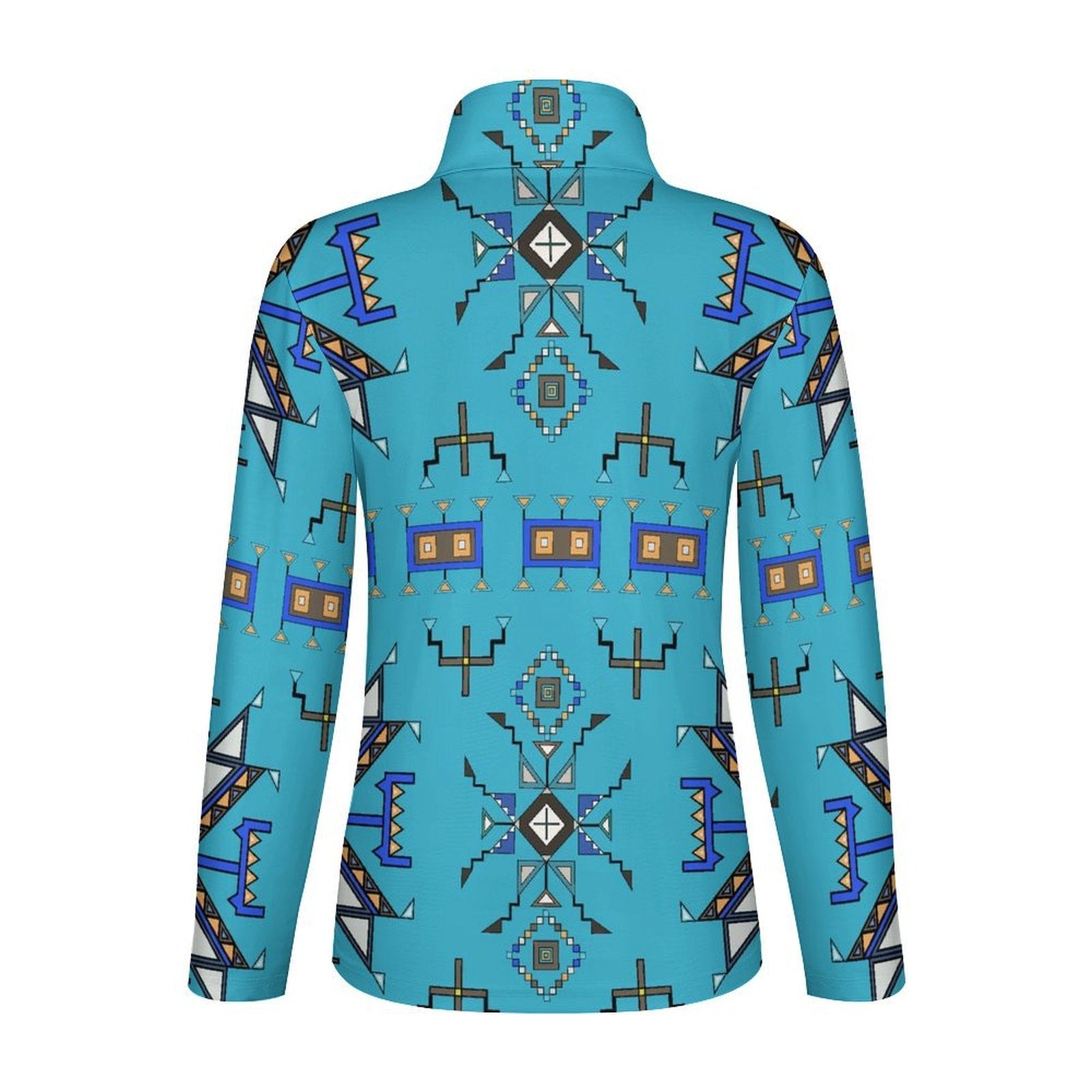 Eagle Strike Blue Long Sleeve Yoga Shirt