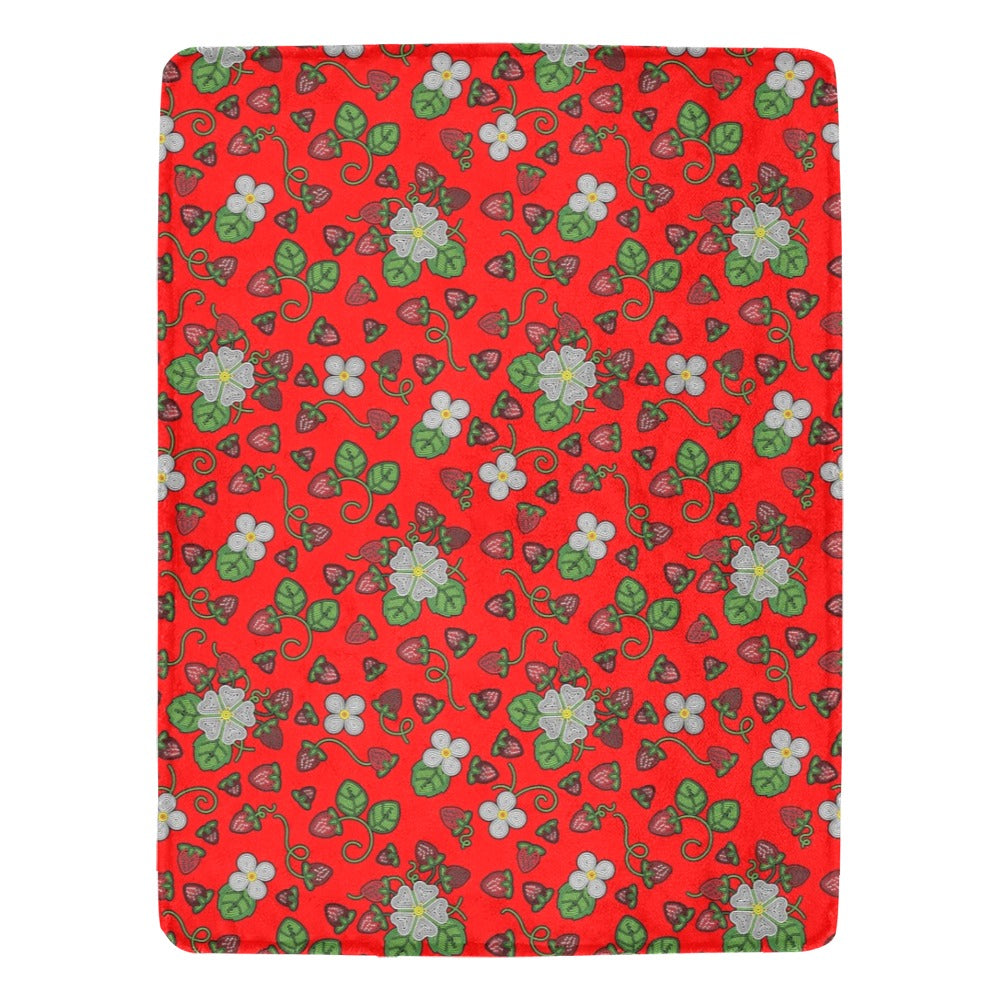 Strawberry Dreams Fire Ultra-Soft Micro Fleece Blanket 60"x80"