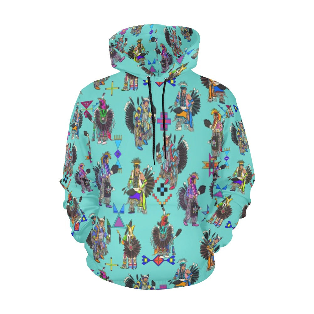 Men's Tradish Dancers Eggshell Blue Hoodie for Men (USA Size)