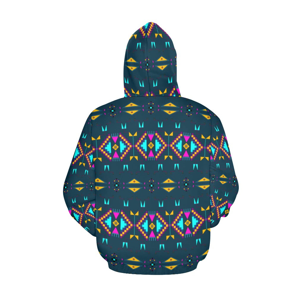 Rite of Passage Dark Teal Hoodie for Women (USA Size)