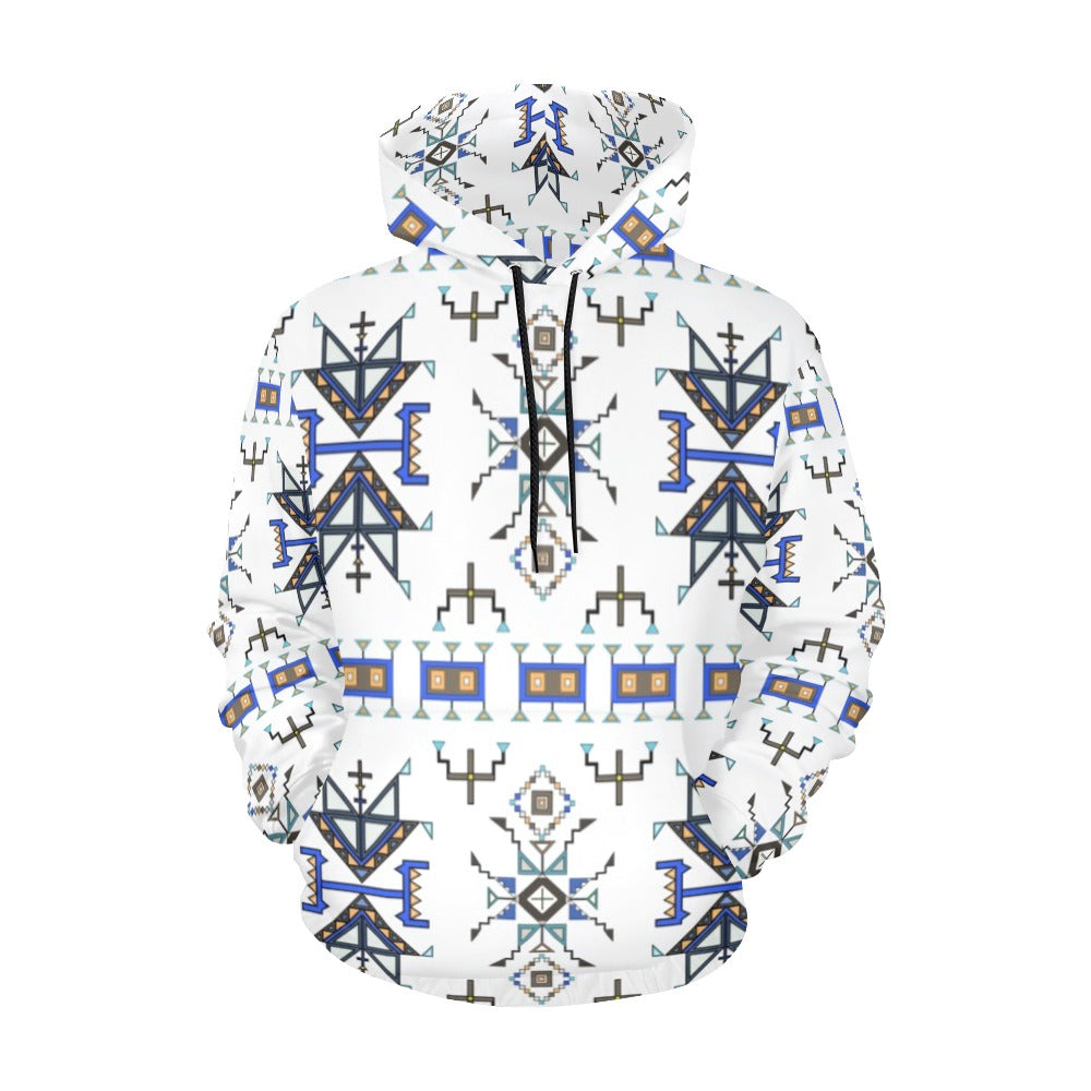 Eagle Strike White Hoodie for Men (USA Size)