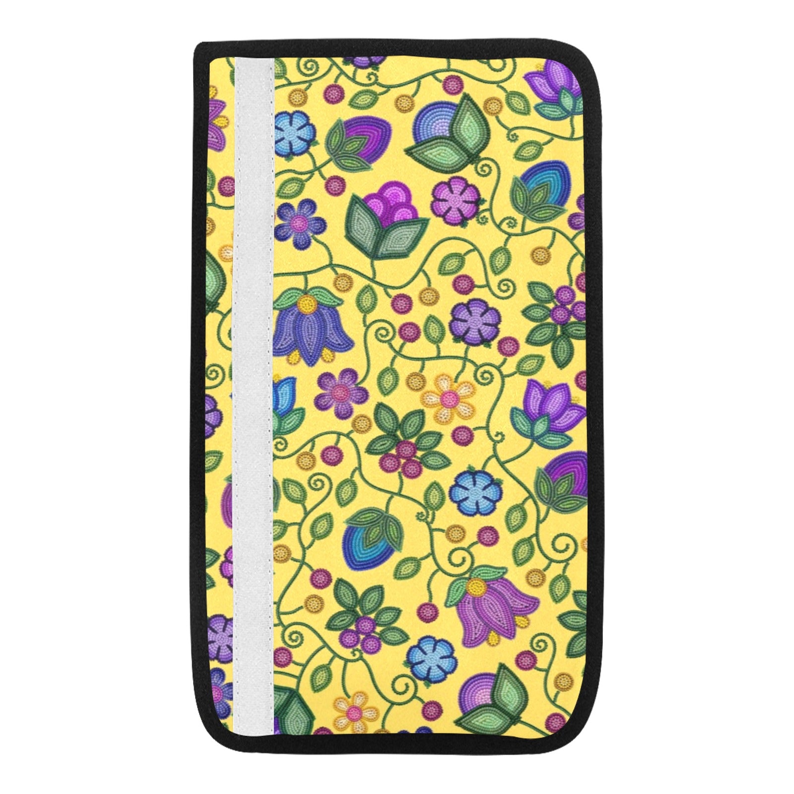 Bloom Uplift Yellow Car Seat Belt Cover 7''x12.6'' (Pack of 2)