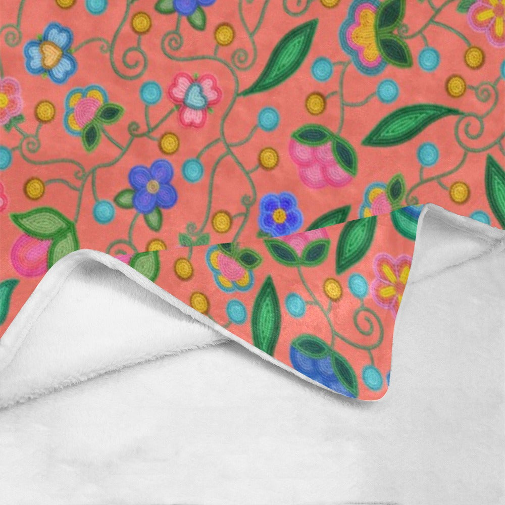 Skyberry Serenade Peach Ultra-Soft Micro Fleece Blanket 40"x50"