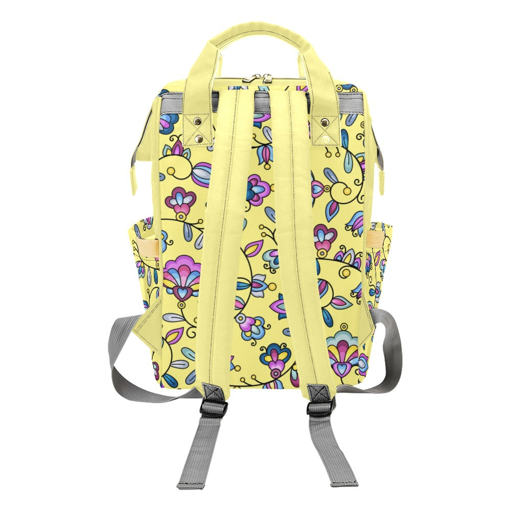 Autumn Bundle Blessing Yellow Multi-Function Diaper Backpack/Diaper Bag