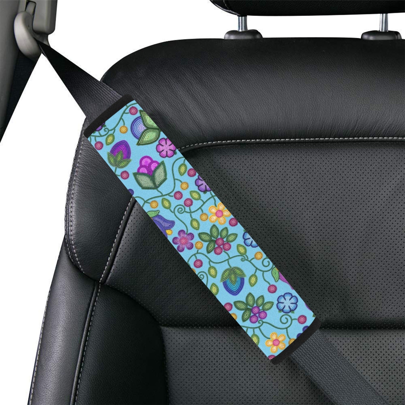 Bloom Uplift Sky Car Seat Belt Cover 7''x12.6'' (Pack of 2)