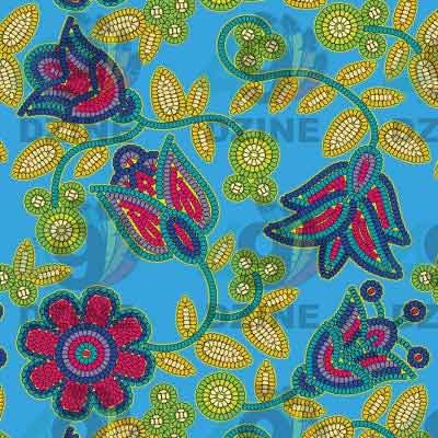 Beaded Nouveau Lime 42 Inch Cotton Poplin Pre Order