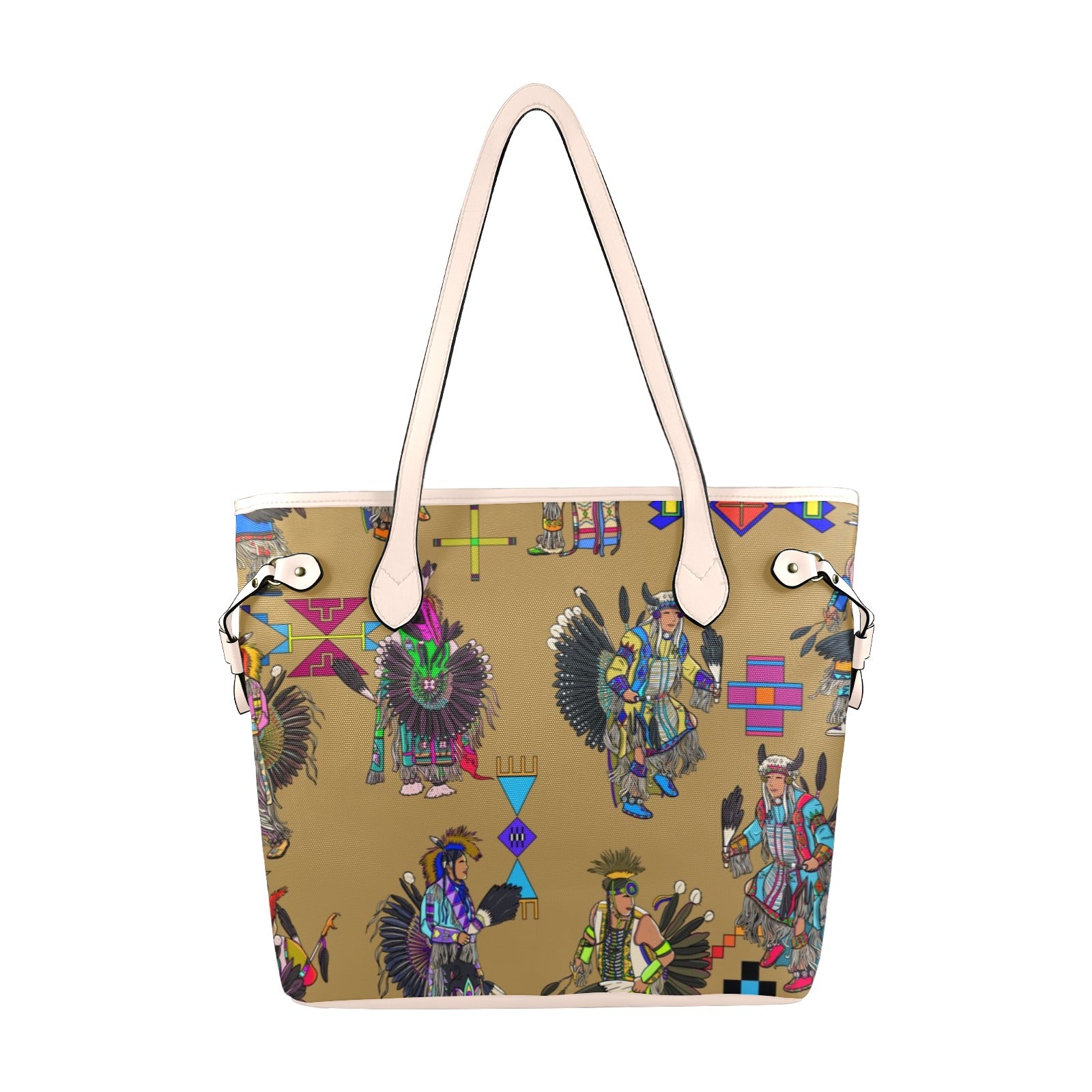 Men's Tradish Dancers Earth Clover Canvas Tote Bag
