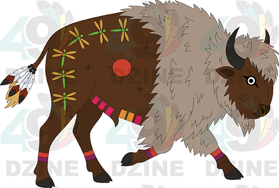 Buffalo 3 Transfer (Various Sizes)