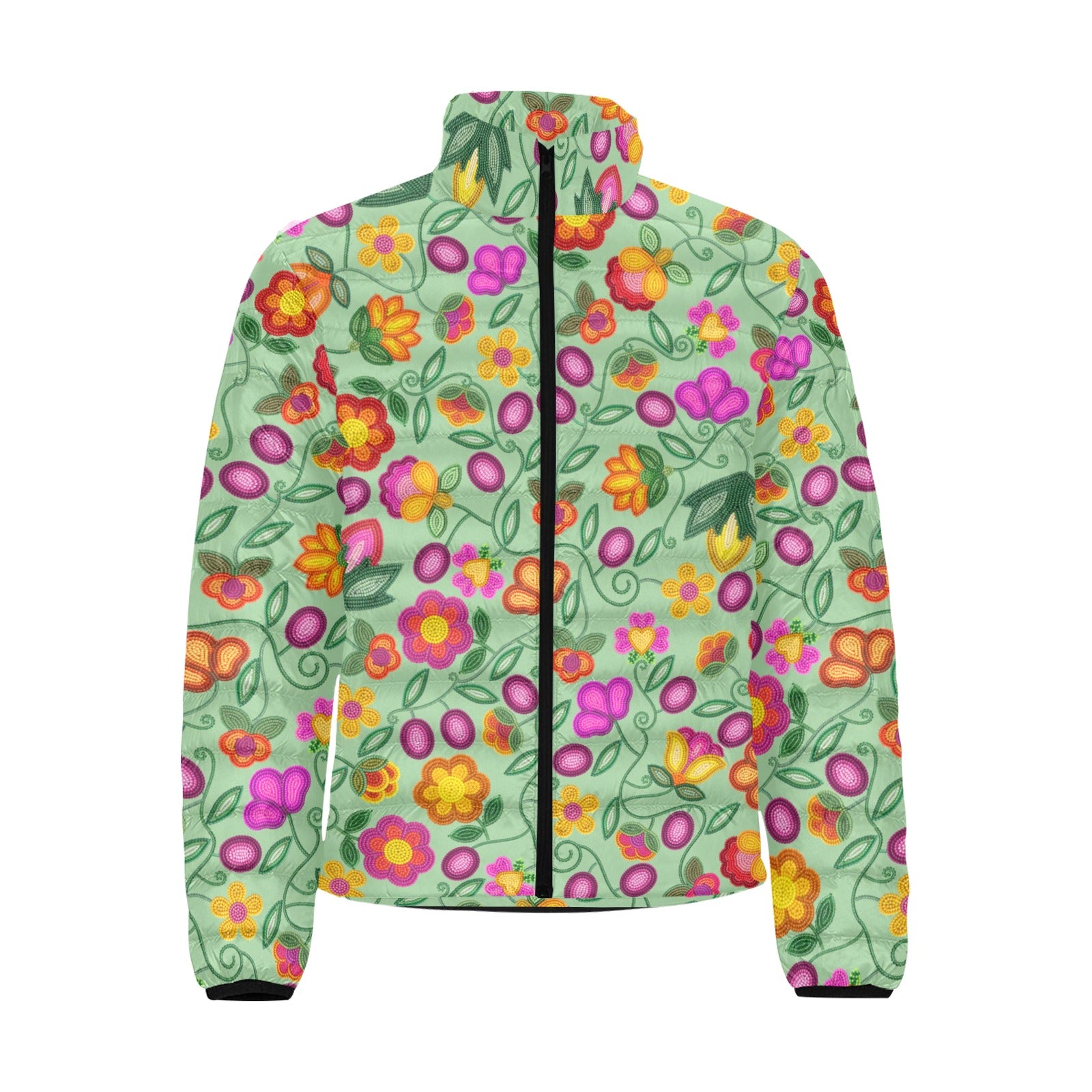 Boreal Bounty Green Men's Padded Jacket