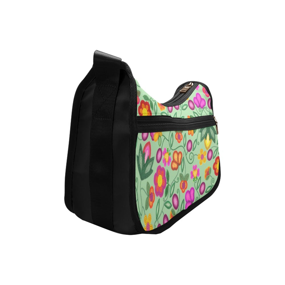 Boreal Bounty Green Crossbody Bag