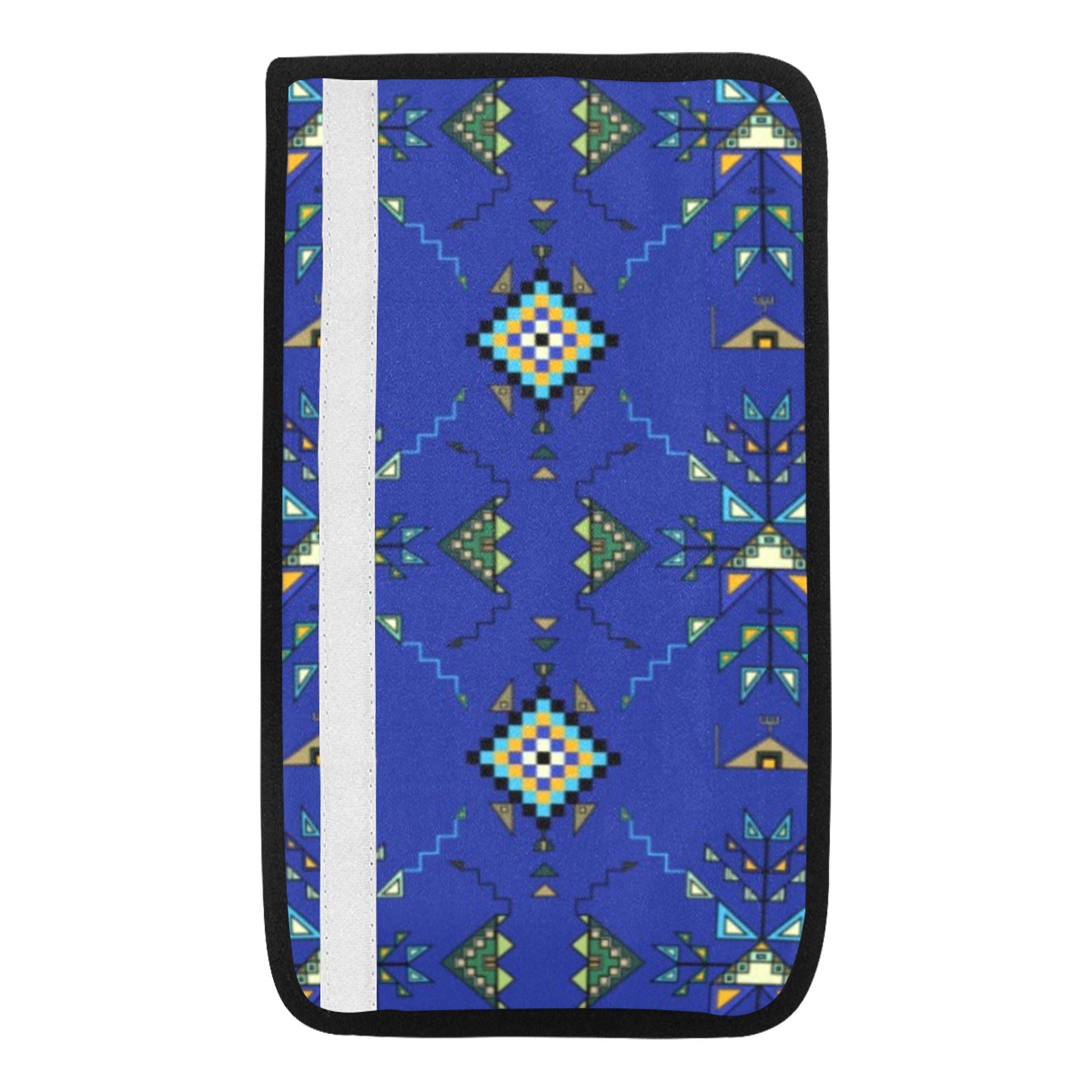 Bear Shield Dark Blue Car Seat Belt Cover 7''x12.6'' (Pack of 2)