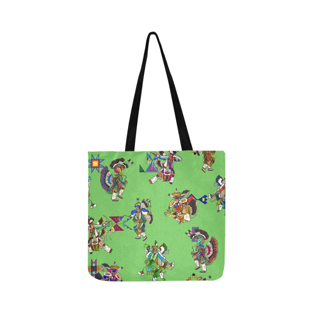 Men's Fancy Dancers Grass Reusable Shopping Bag (Two sides)