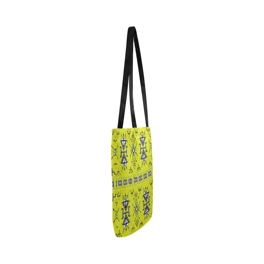 Eagle Strike Lime Reusable Shopping Bag (Two sides)