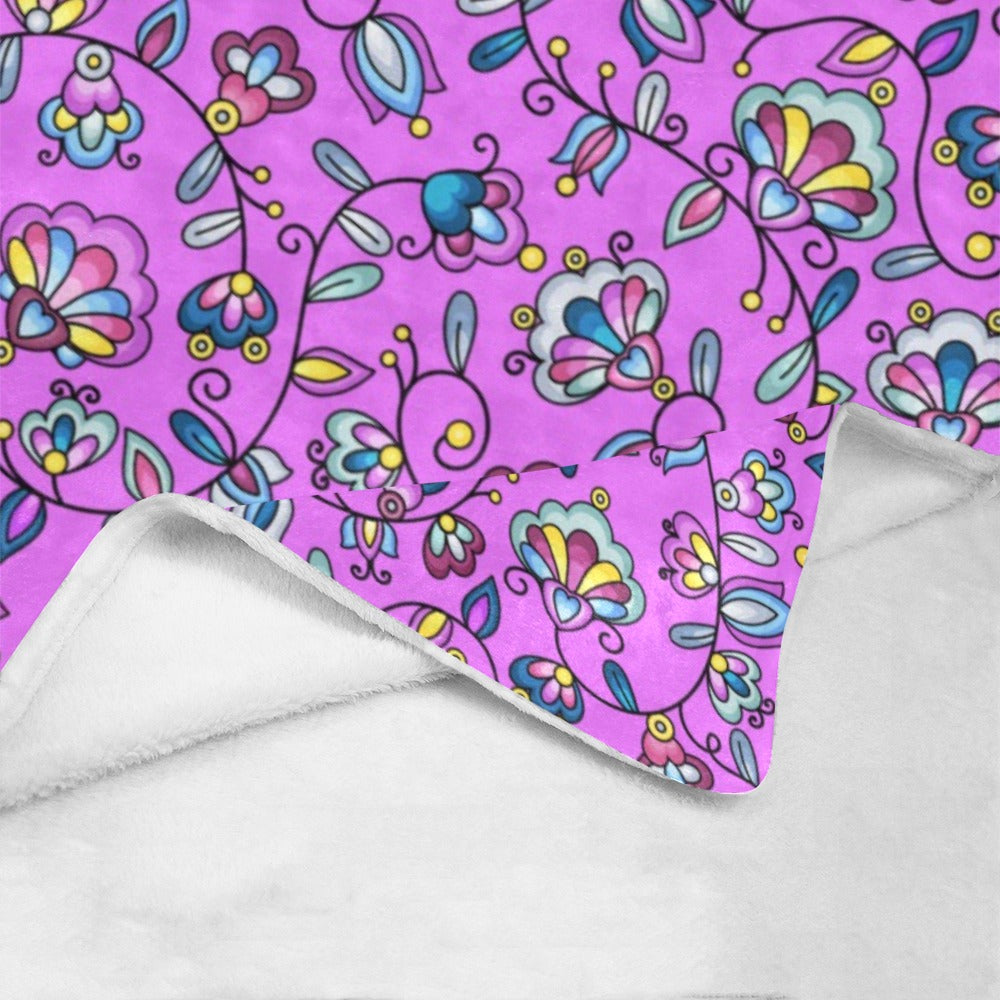 Autumn Bundle Blessing Purple Ultra-Soft Micro Fleece Blanket 60"x80"