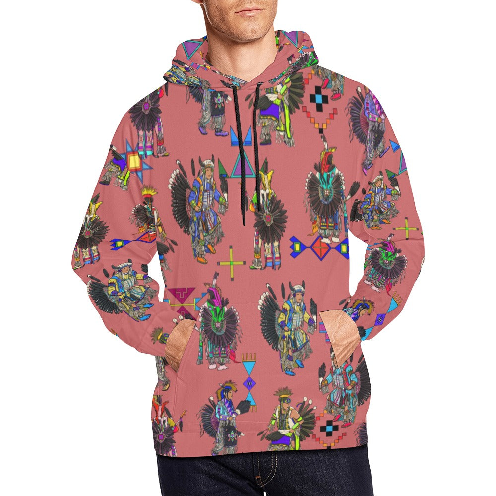 Men's Tradish Dancers Terra Cotta Hoodie for Men (USA Size)