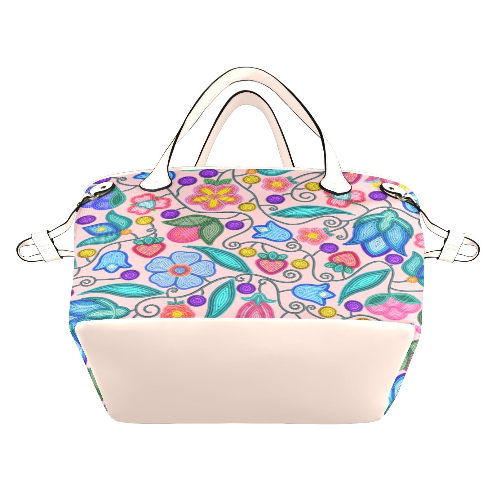 Sweet Offering Pink Clover Canvas Tote Bag