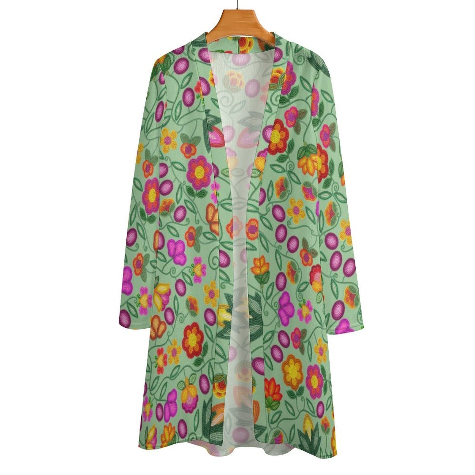 Boreal Bounty Green Cardigan