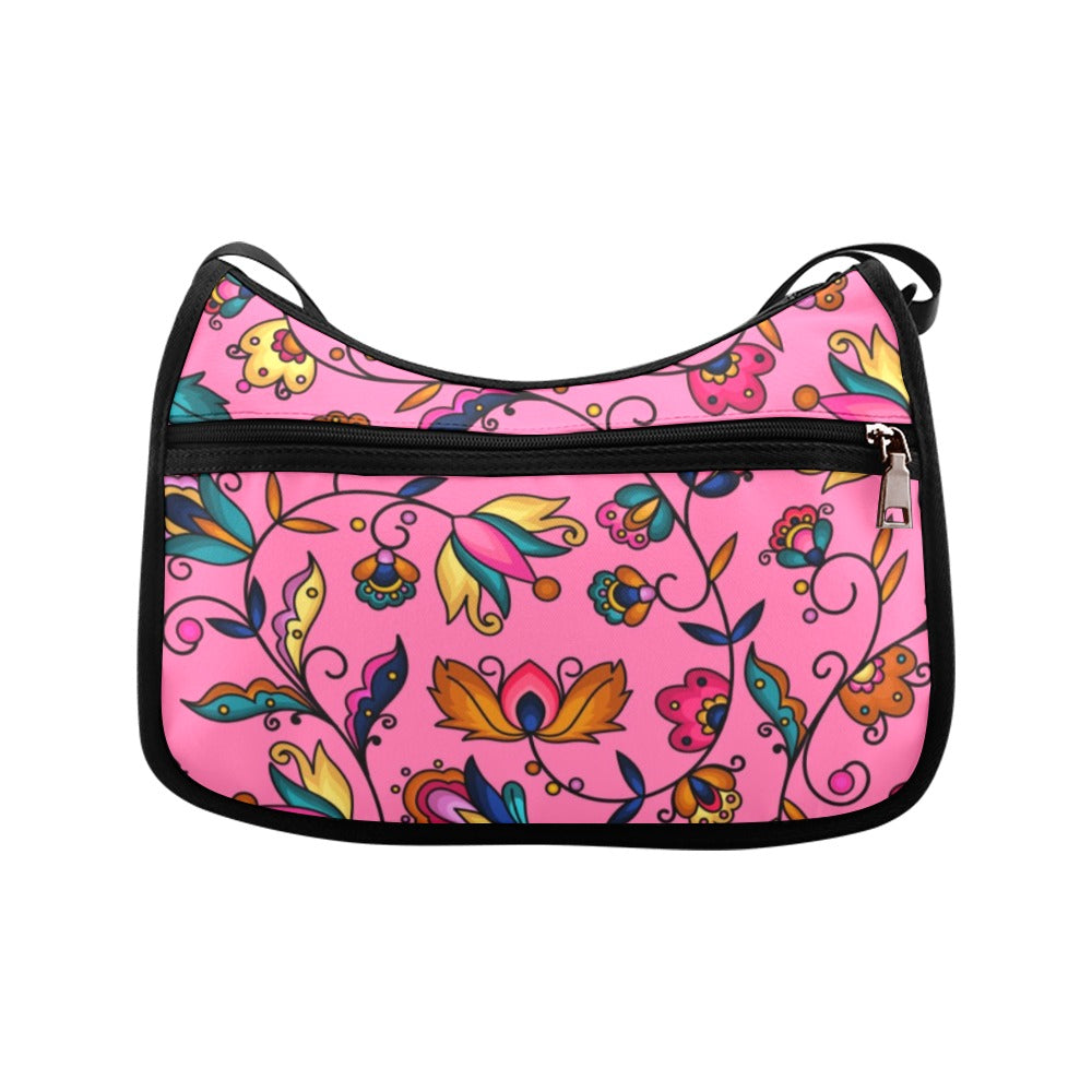 Copper Prairie Petals Pink Crossbody Bag