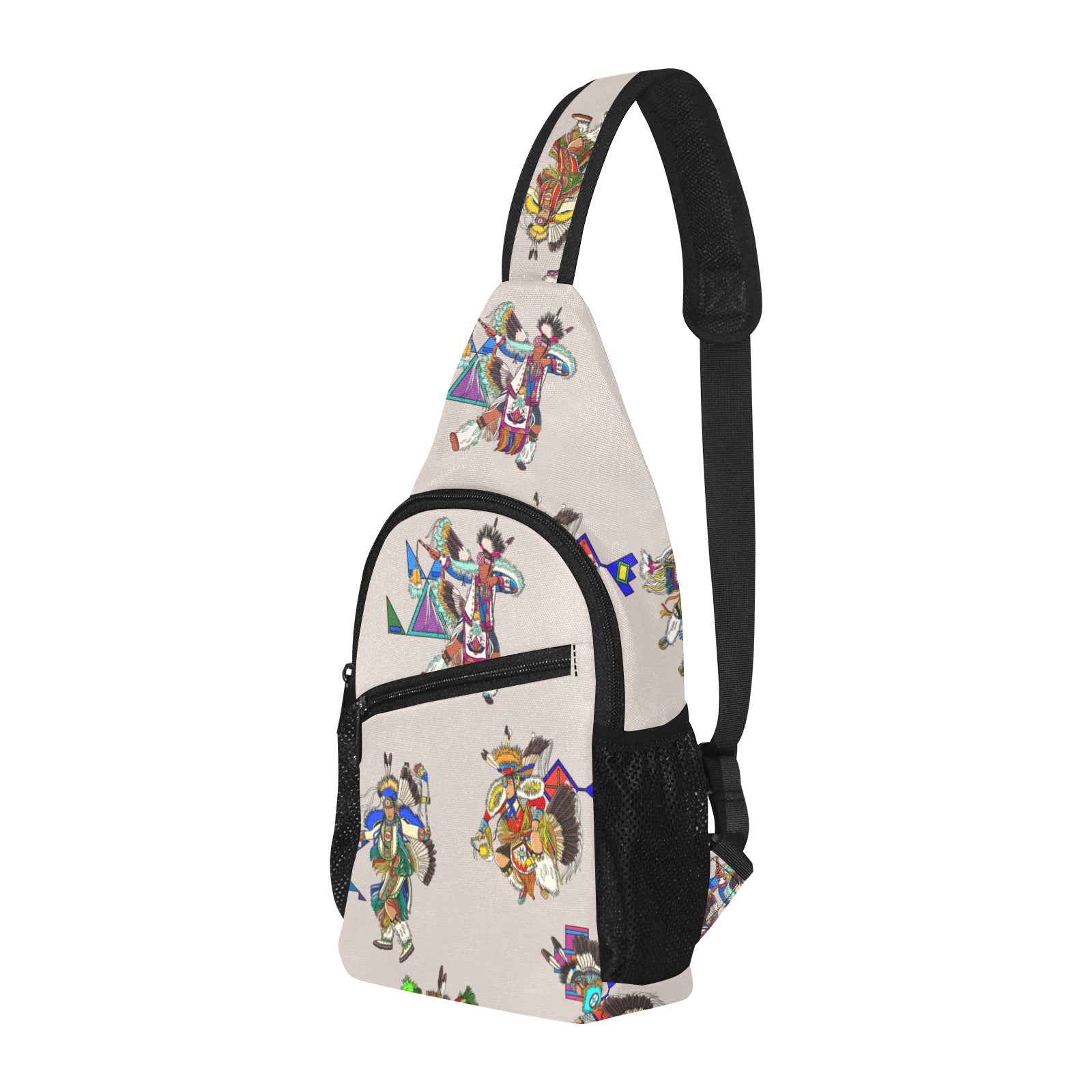 Men's Fancy Dancers Muslin Chest Bag