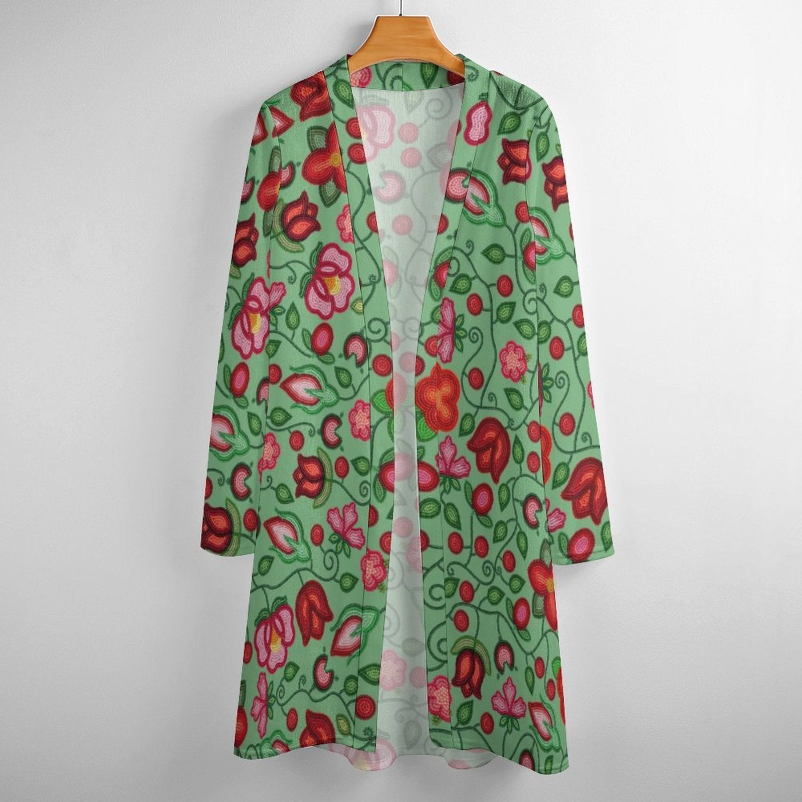 Rose Reverie Green Cardigan