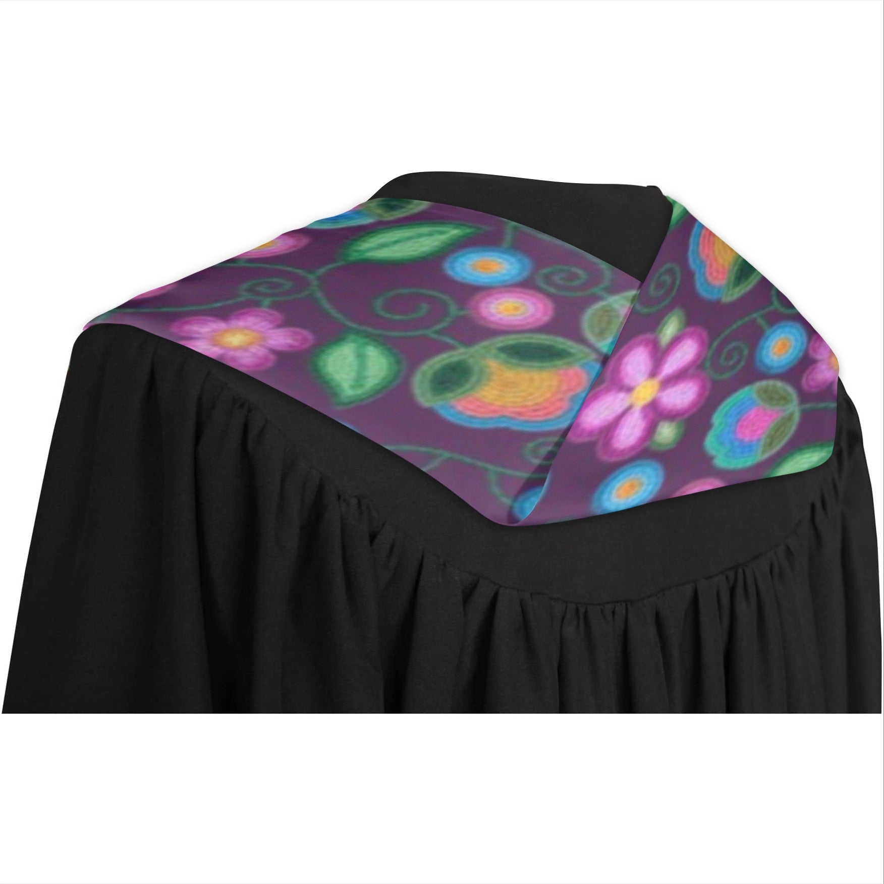 Turquoise Sunbeam Violet Graduation Stole