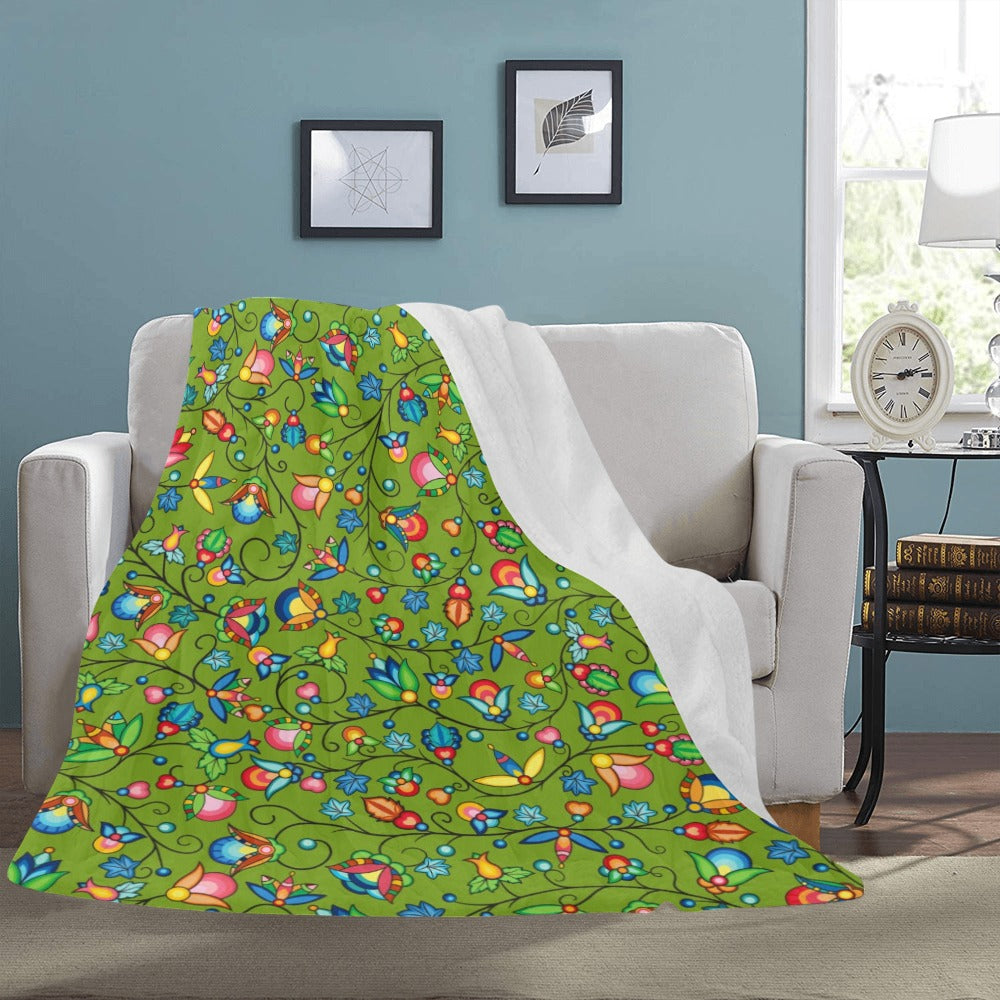 Prairie Plains Spirit Sweetgrass Ultra-Soft Micro Fleece Blanket 60"x80"