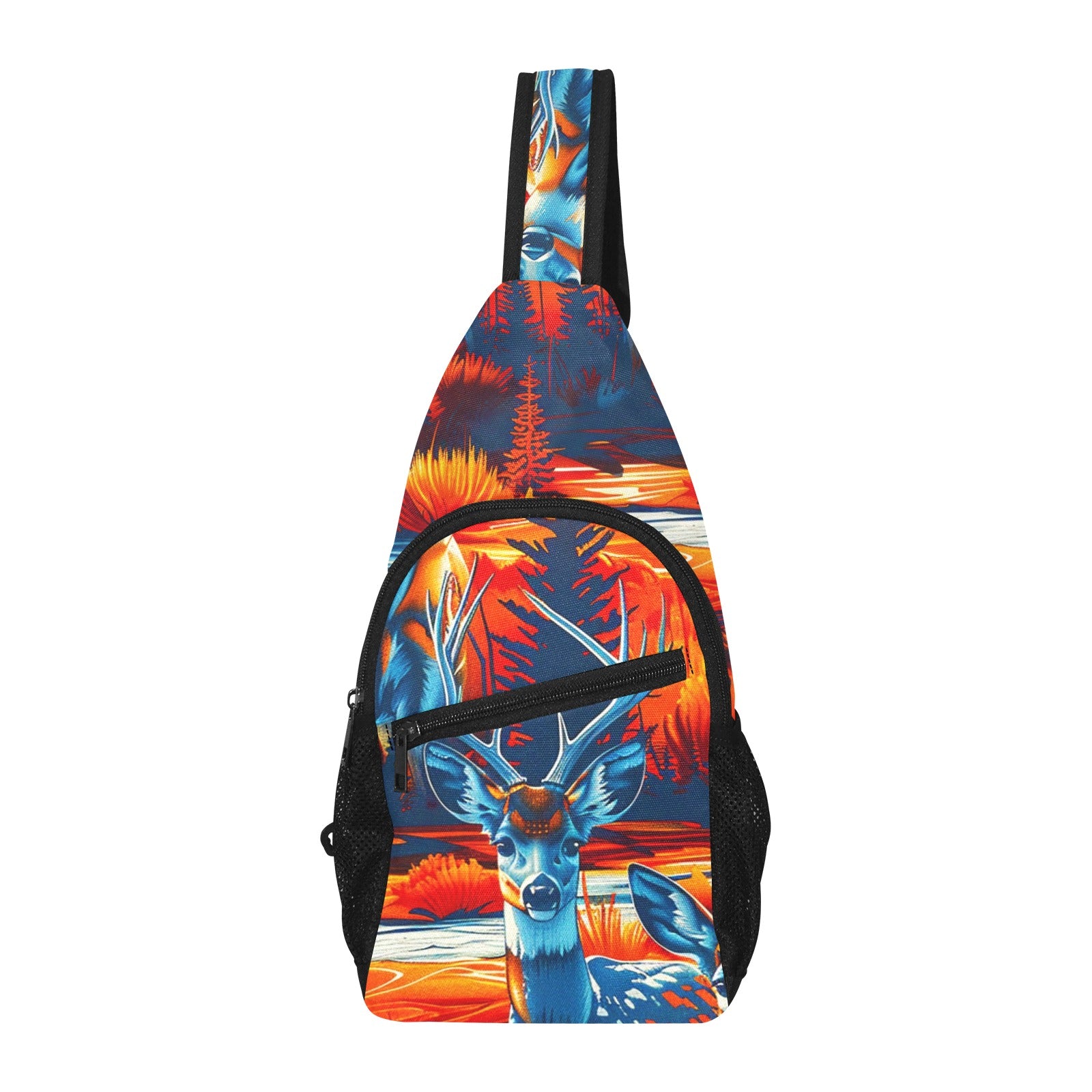 Deer Family Chest Bag