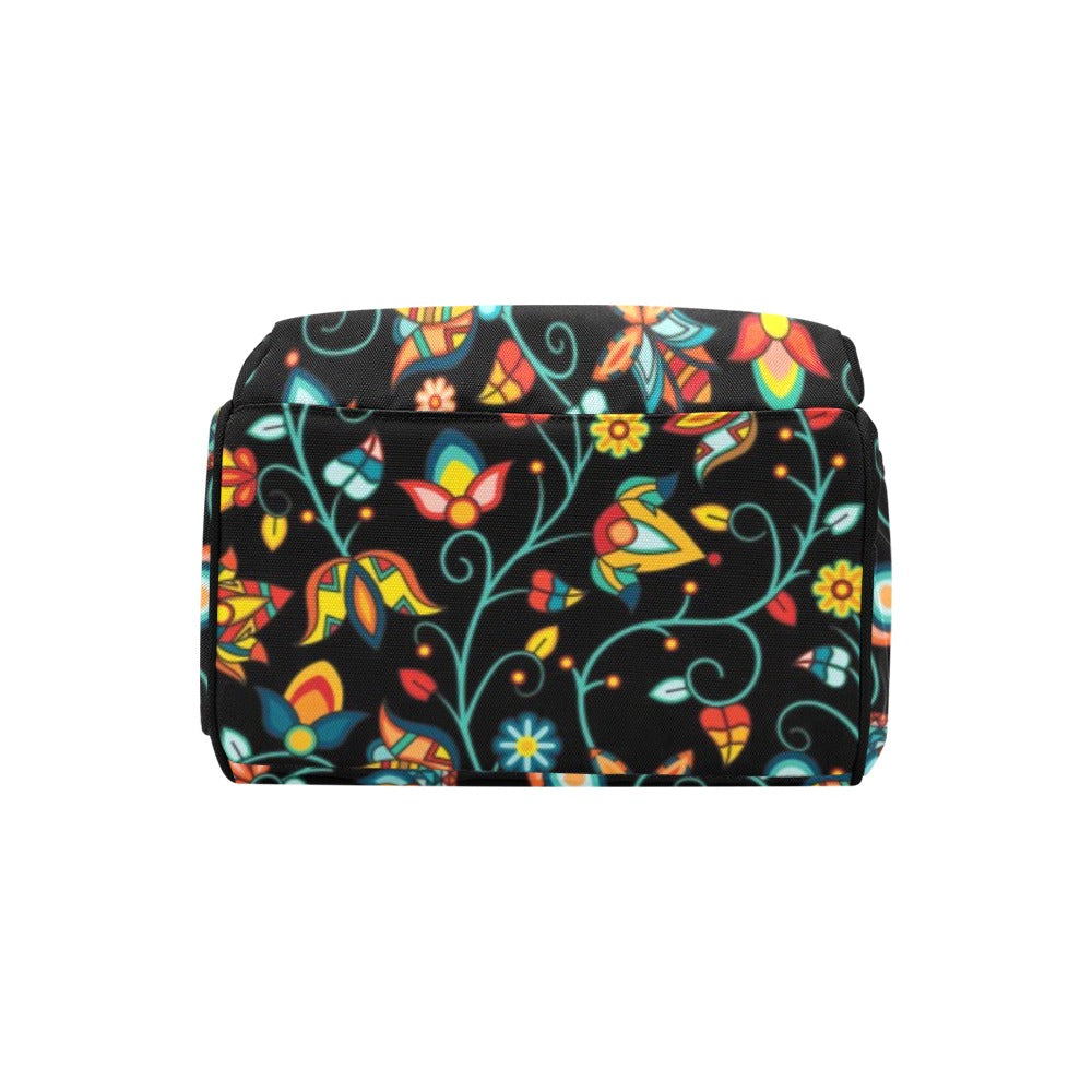 Thorny Path Black Multi-Function Diaper Backpack/Diaper Bag