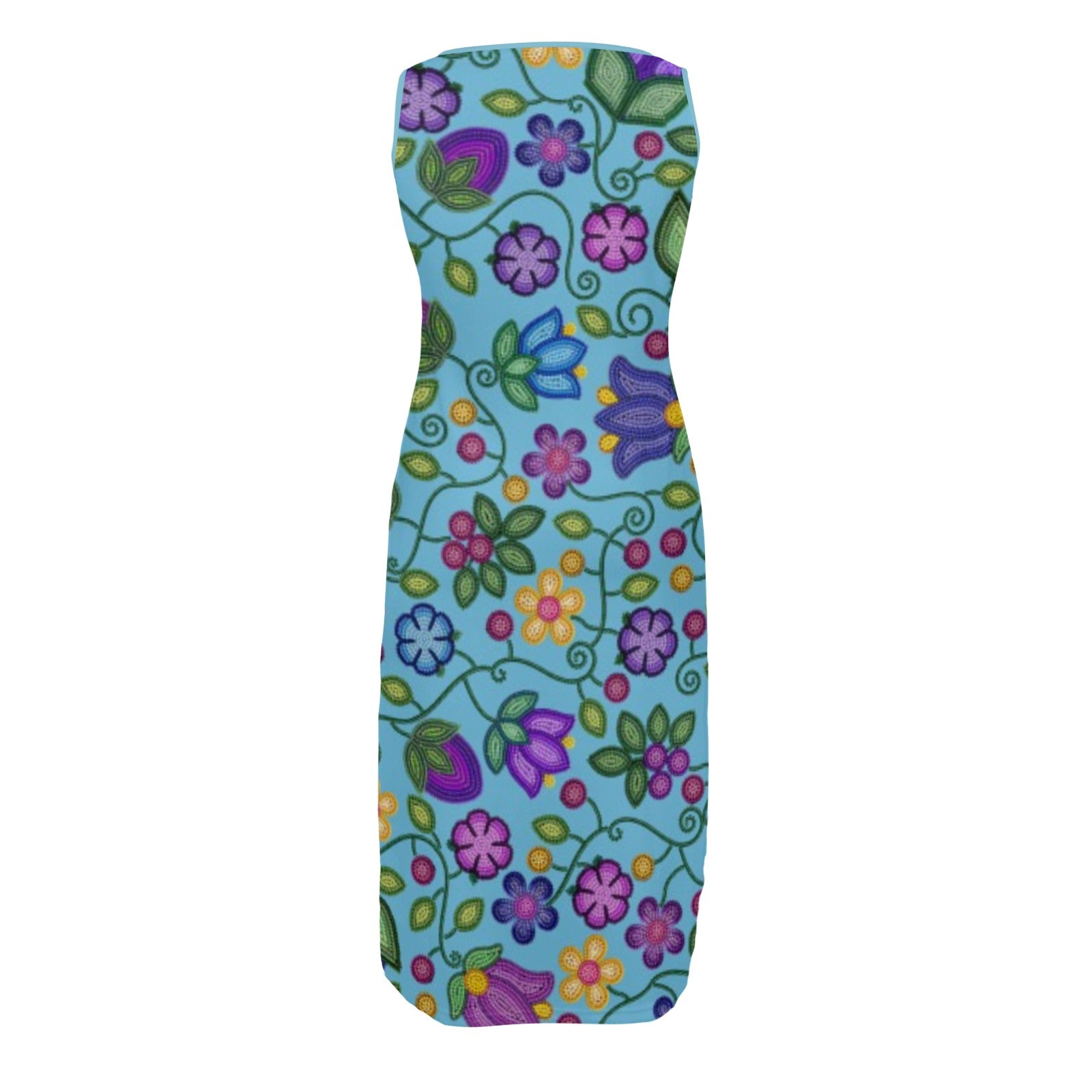 Bloom Uplift Sky Phaedra Sleeveless Open Fork Long Dress