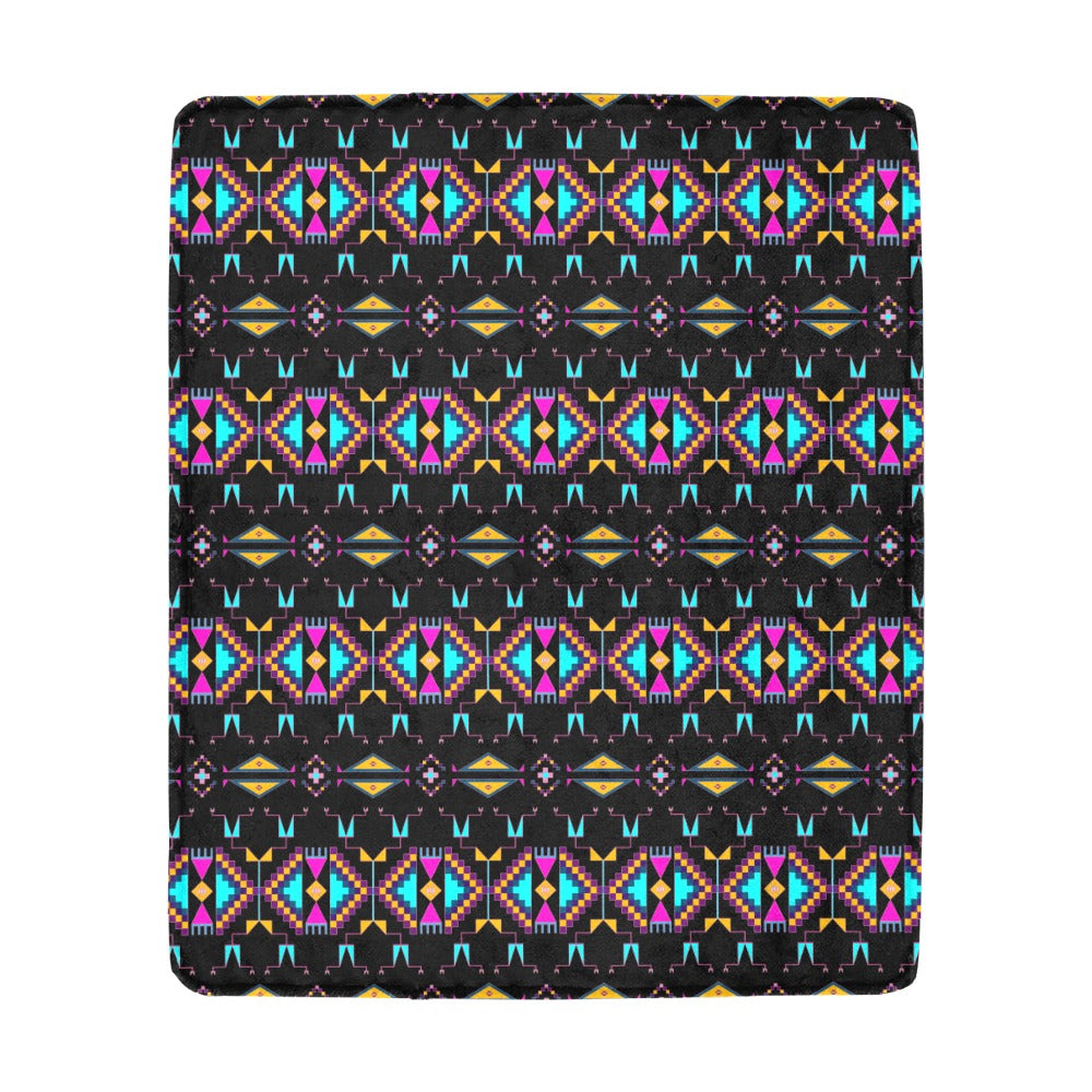 Rite of Passage Black Ultra-Soft Micro Fleece Blanket 50"x60"