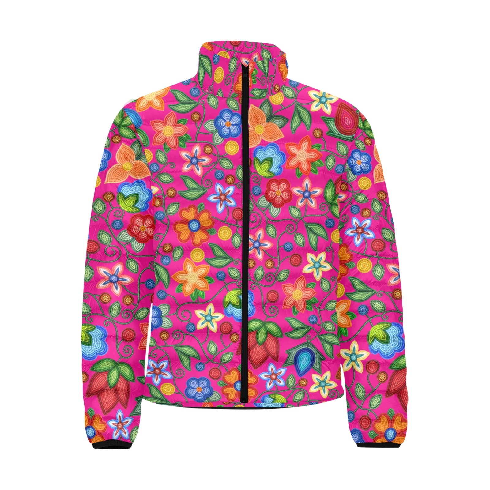 Morning Harmony Pink Men's Padded Jacket