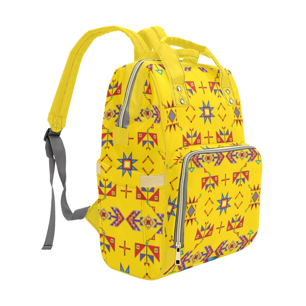 Scattered Generations Maize Multi-Function Diaper Backpack/Diaper Bag