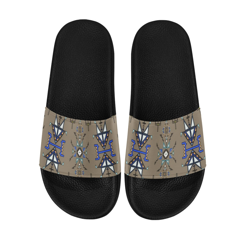 Eagle Strike Brown Women's Slide Sandals
