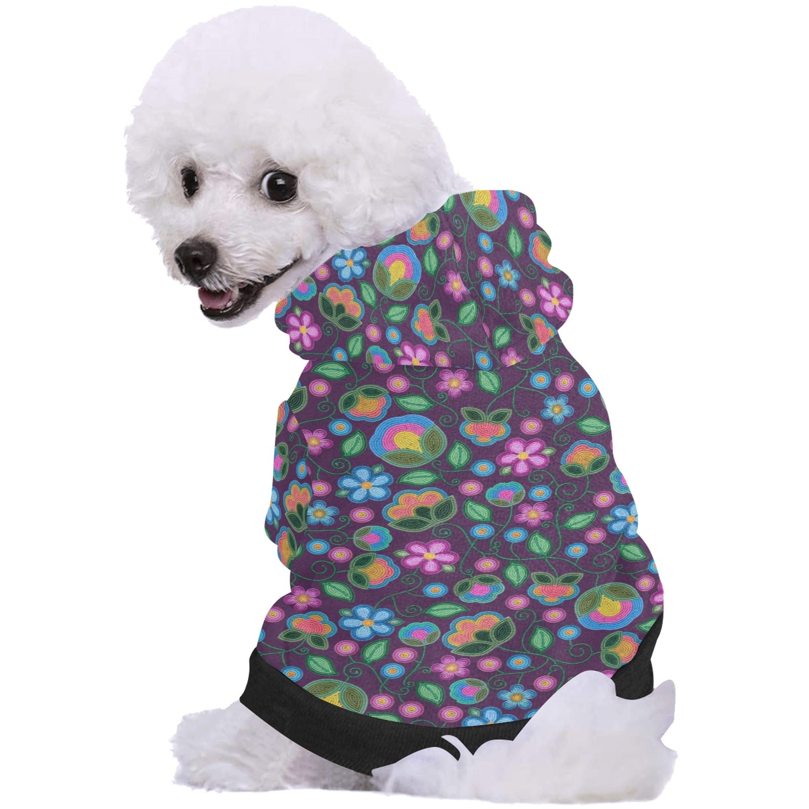 Turquoise Sunbeam Violet Pet Dog Hoodie