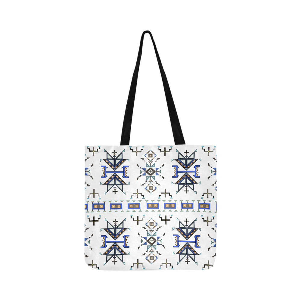 Eagle Strike White Reusable Shopping Bag (Two sides)