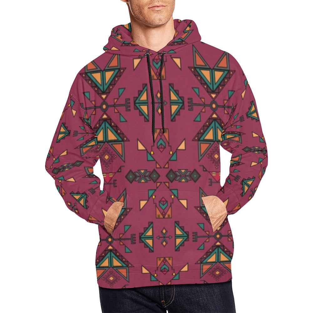 Arrow Dawn Maroon Hoodie for Men (USA Size)