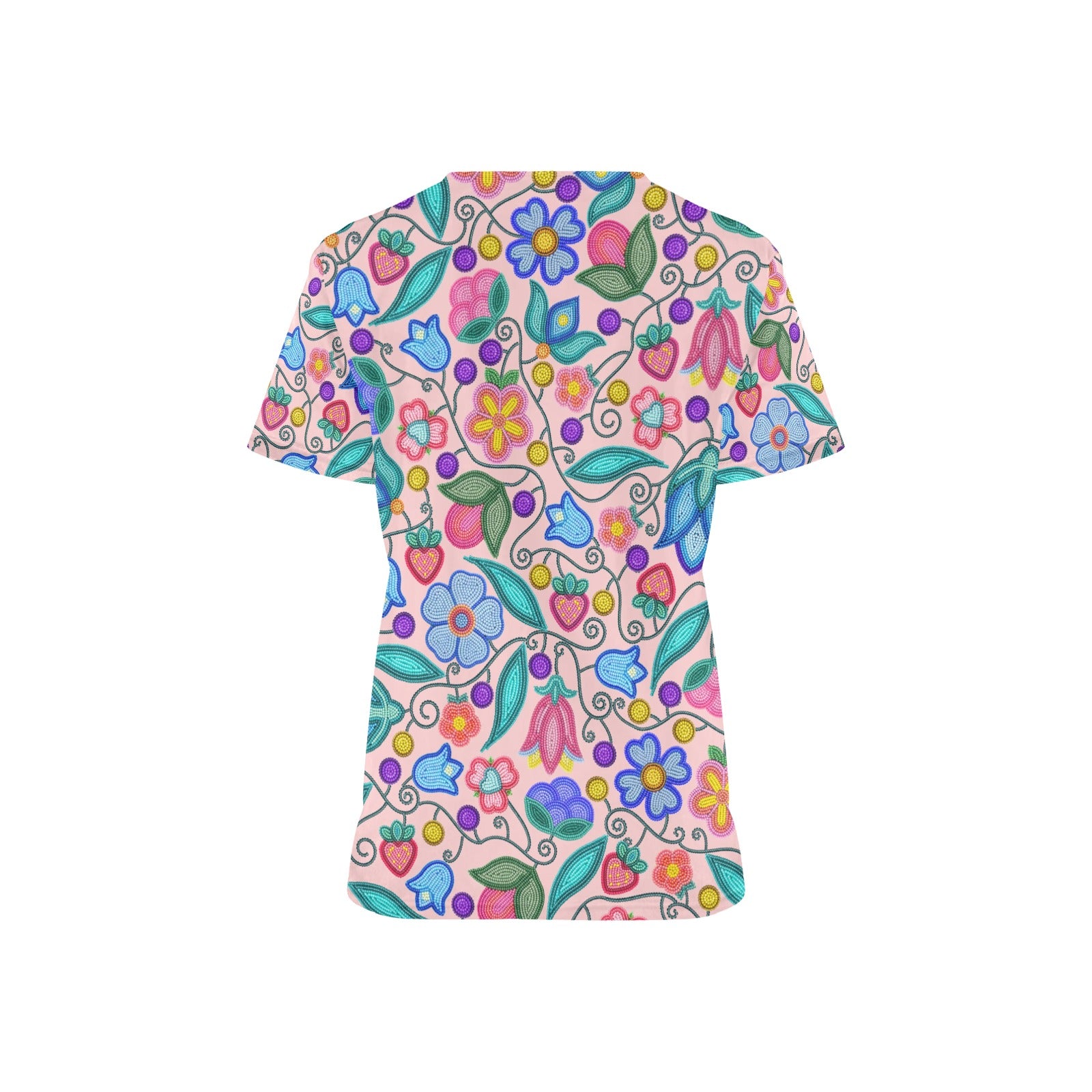 Sweet Offering Pink Scrub Top