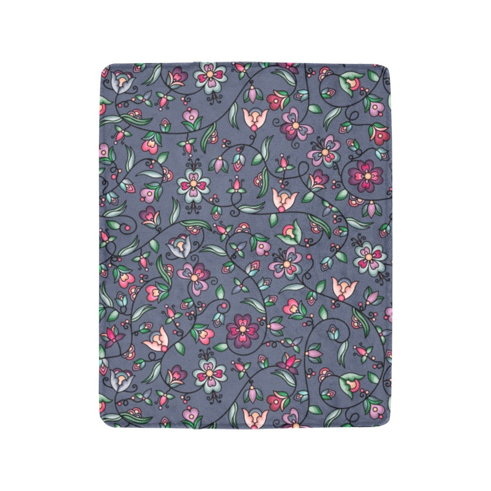 Amber Evening Garland Blue Ultra-Soft Micro Fleece Blanket 40"x50"