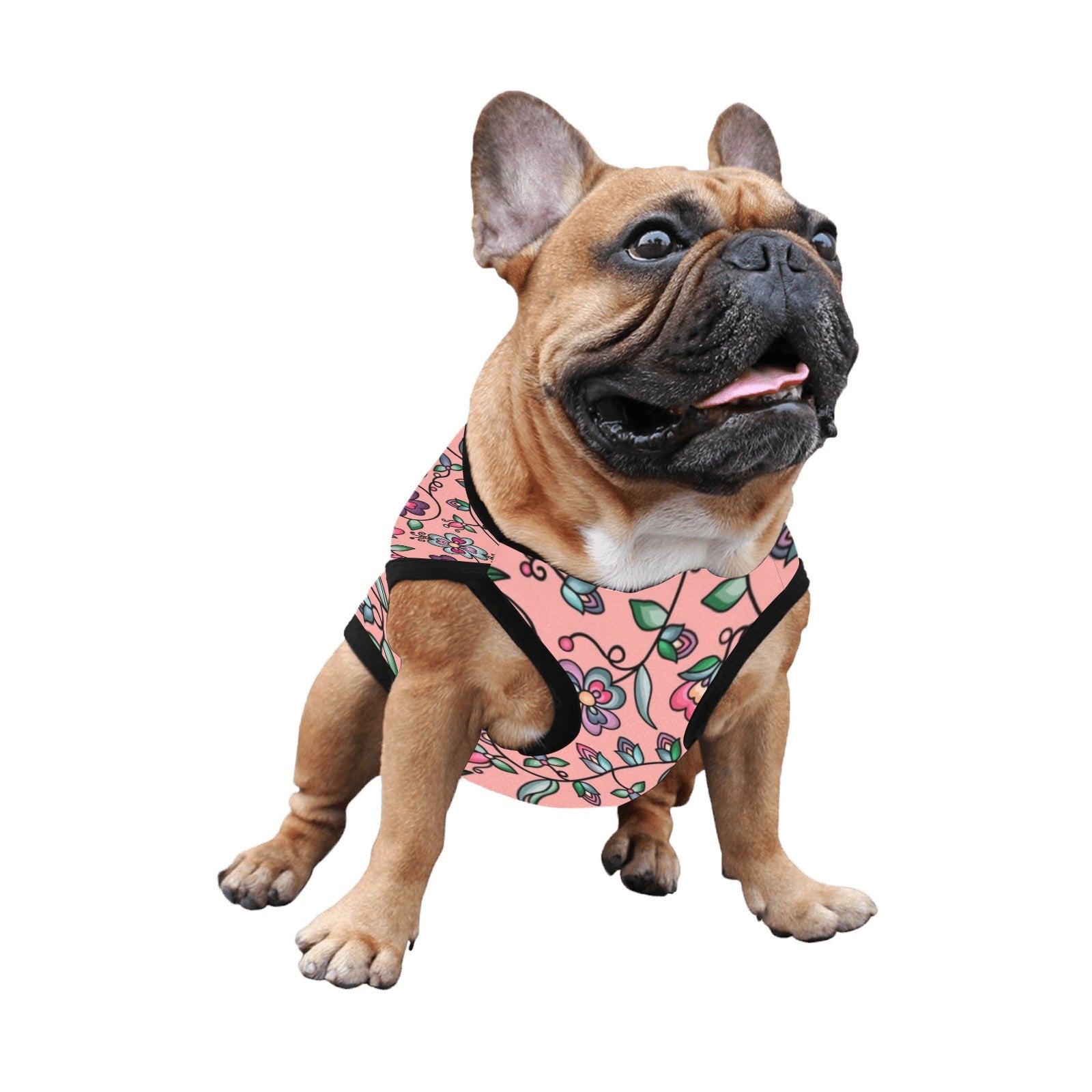 Amber Evening Garland Peach Pet Tank Top