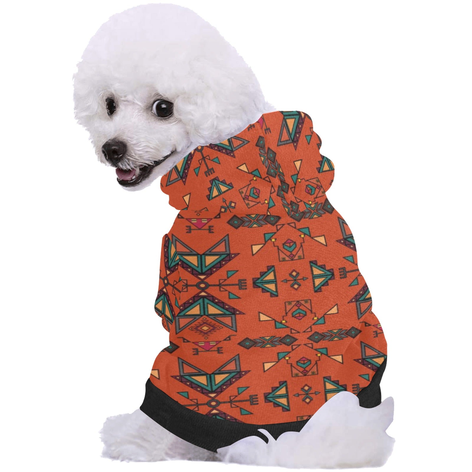 Arrow dawn Orange Pet Dog Hoodie