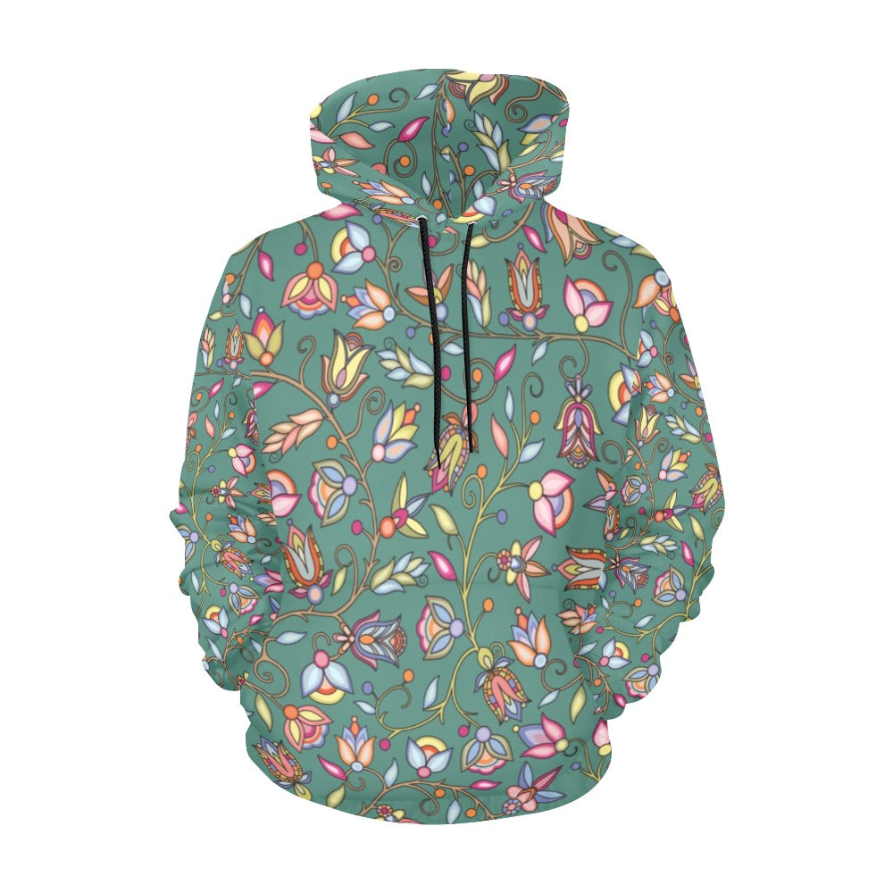 Buffalo Bloom Pond Reflection Hoodie for Women (USA Size)